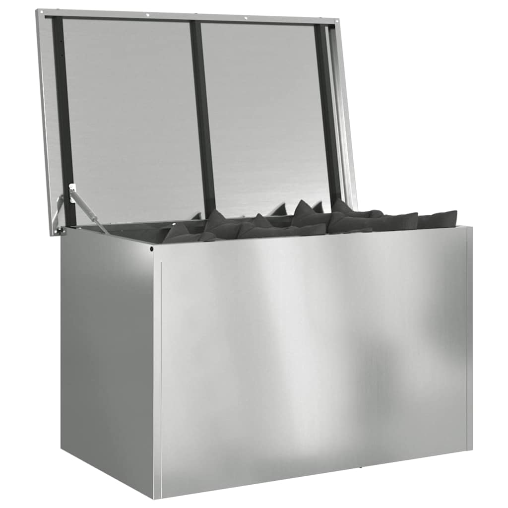 vidaXL Buitenopslagdoos Zilver 80 x 50.5 x 50 cm Gegalvaniseerd staal