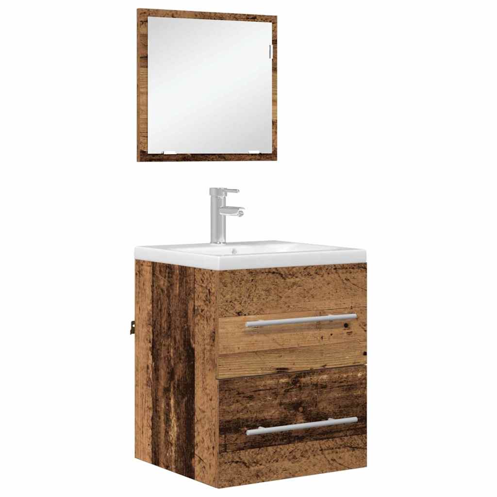 vidaXL Badkamer Kast met lade 41 x 38.5 x 48 cm Bewerkt hout