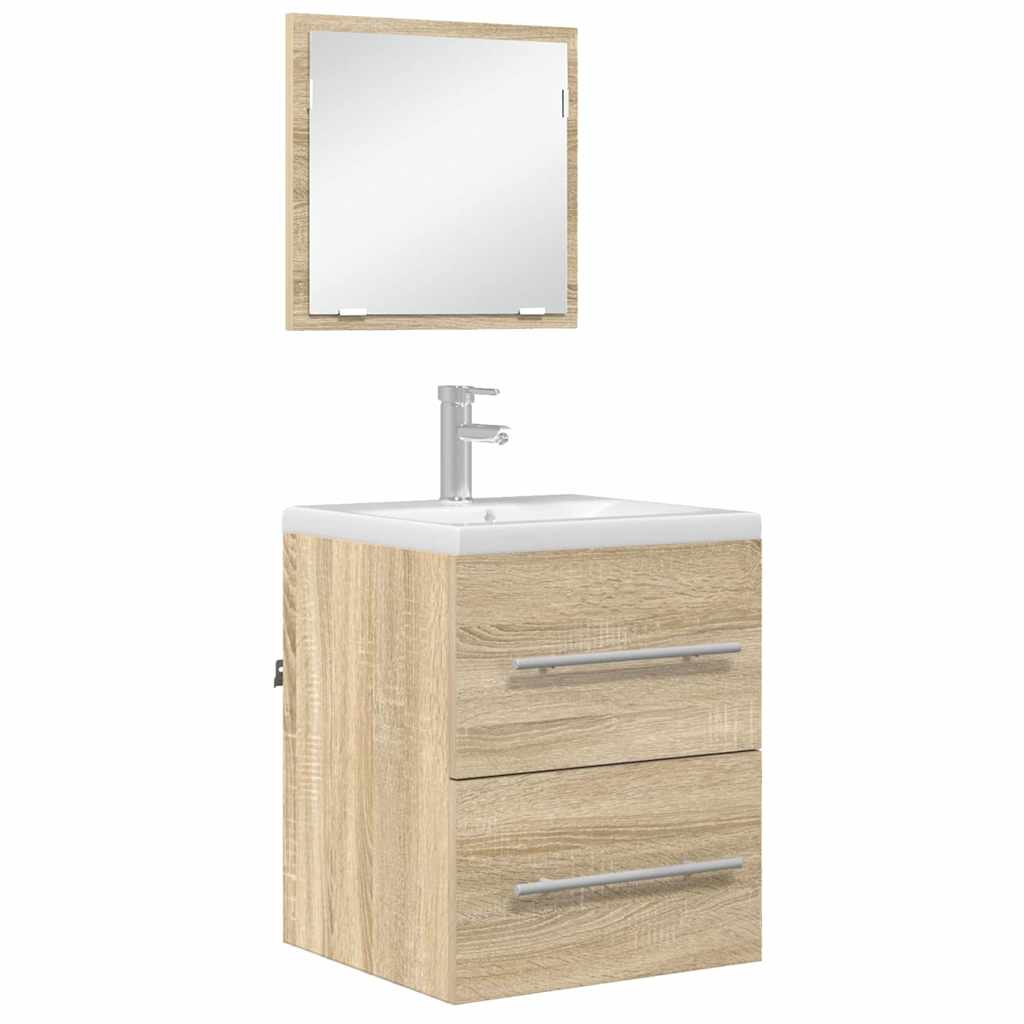 vidaXL Badkamer Kast met lade 41 x 38.5 x 48 cm Bewerkt hout