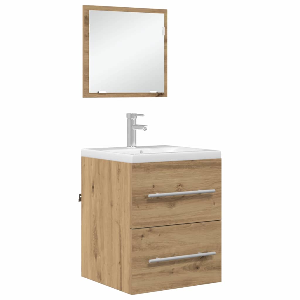 vidaXL Badkamer Kast met lade 41 x 38.5 x 48 cm Bewerkt hout