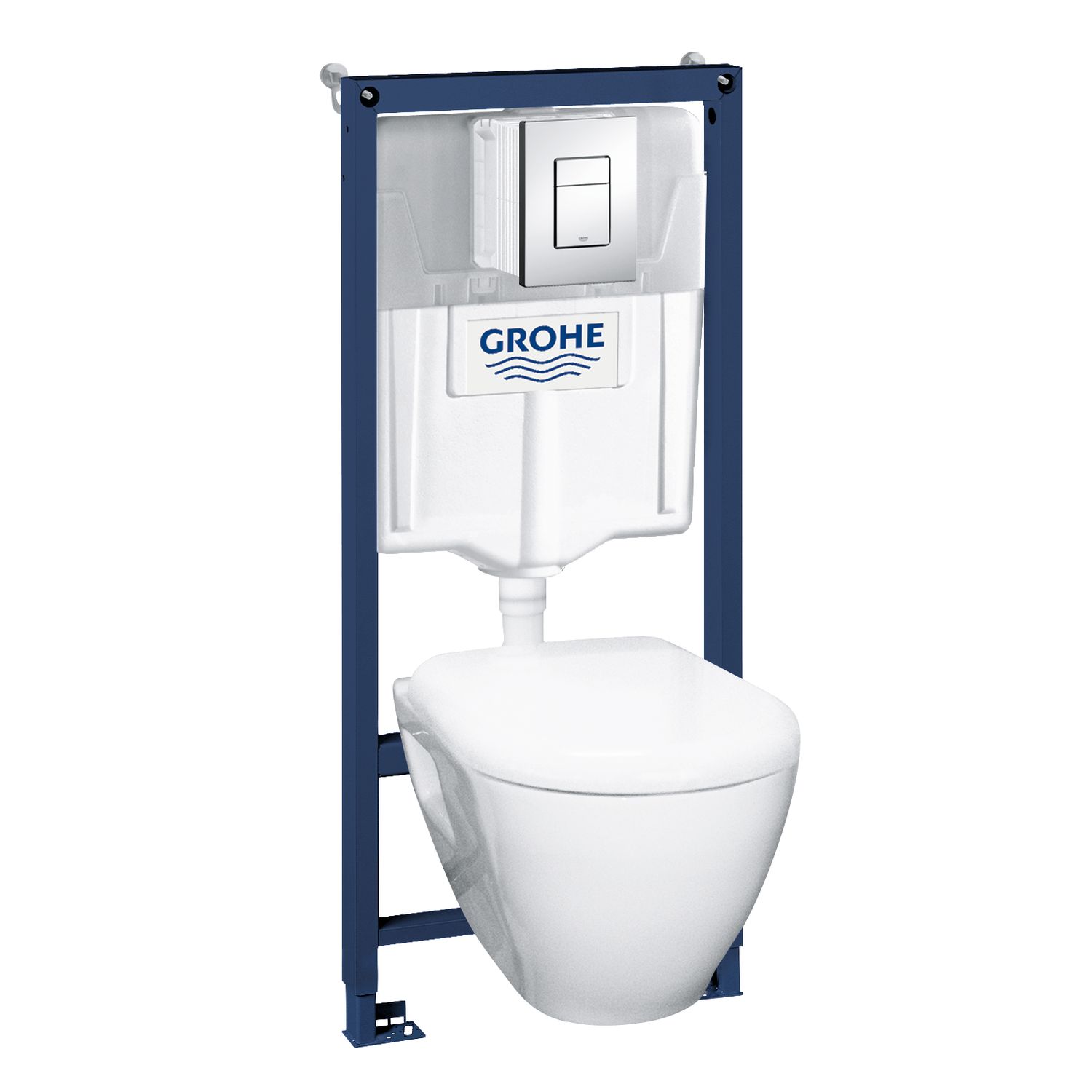 Grohe Inbouwreservoir Set Serel Wit | Soft-close Toiletzitting