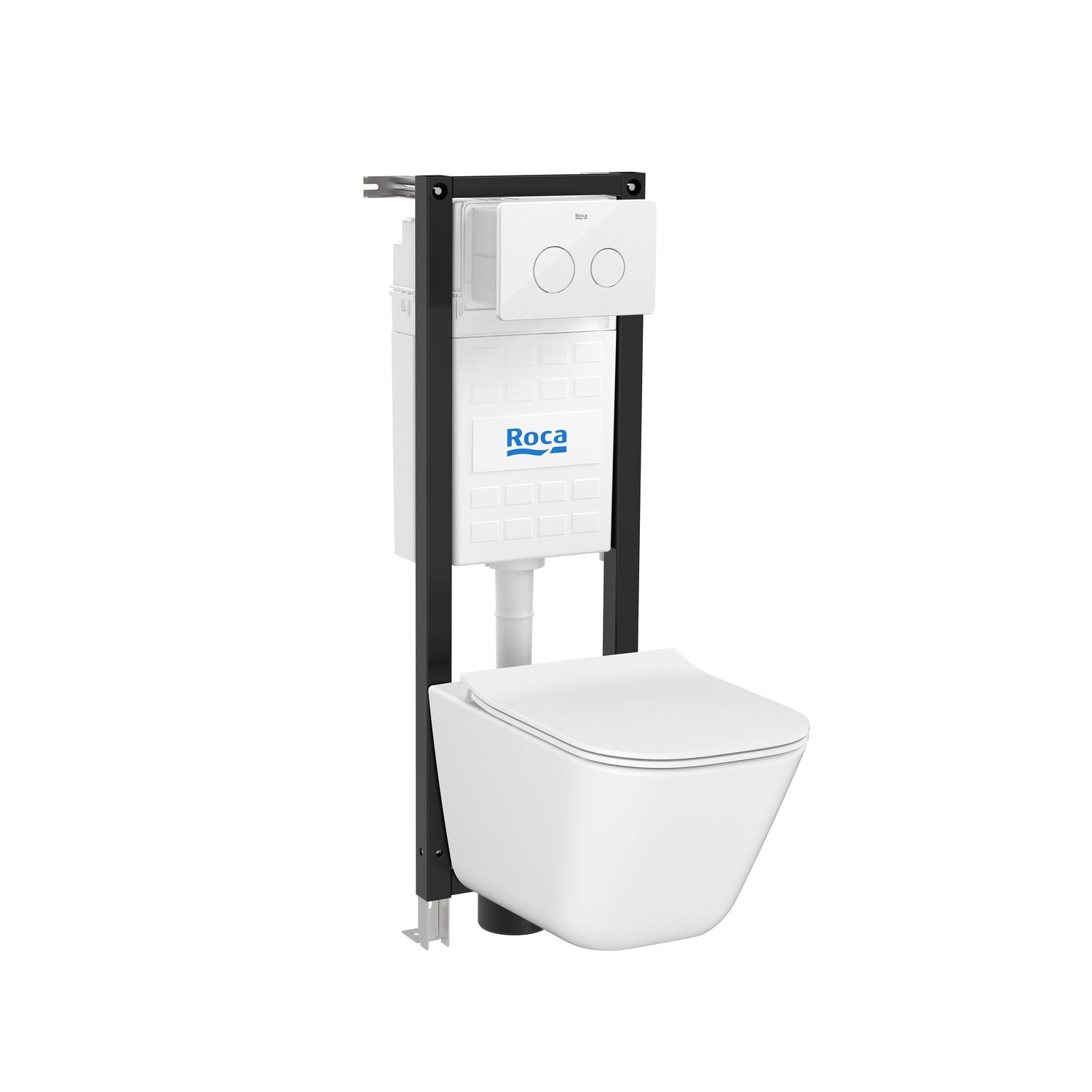 Roca Inbouwreservoir Set Cassandra | Soft-close Toiletzitting