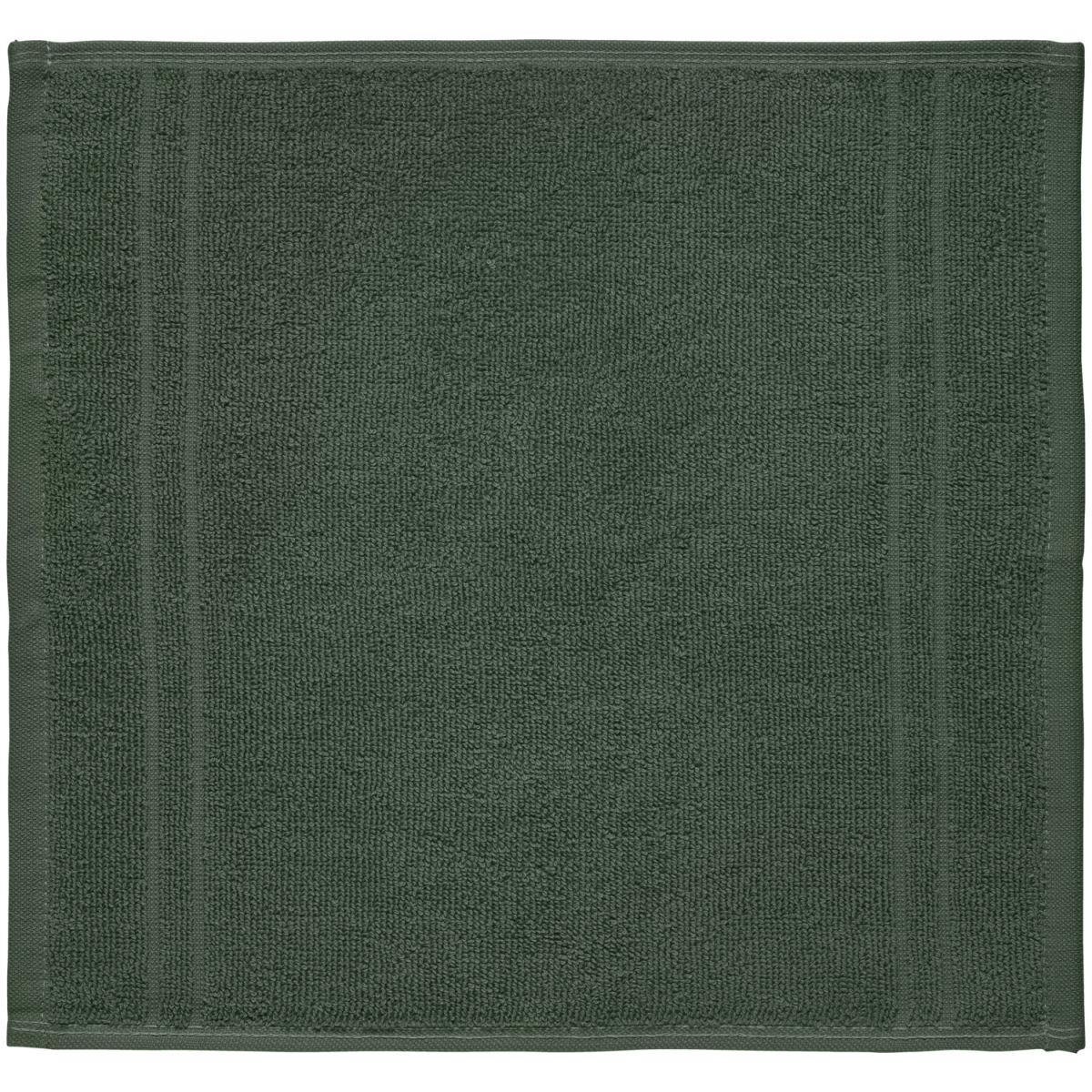 ERWIN M. Waslap Dina; 30x30 cm (BxL); donker olijf; 10 stuk / verpakking