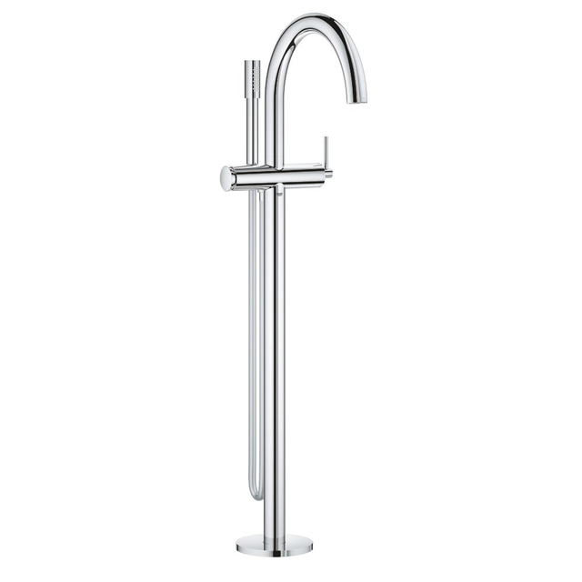 Grohe Atrio afbouwdeel voor vrijstaande badmengkraan met omstel m. Sena stick handdouche en doucheslang 125cm chroom 32653003