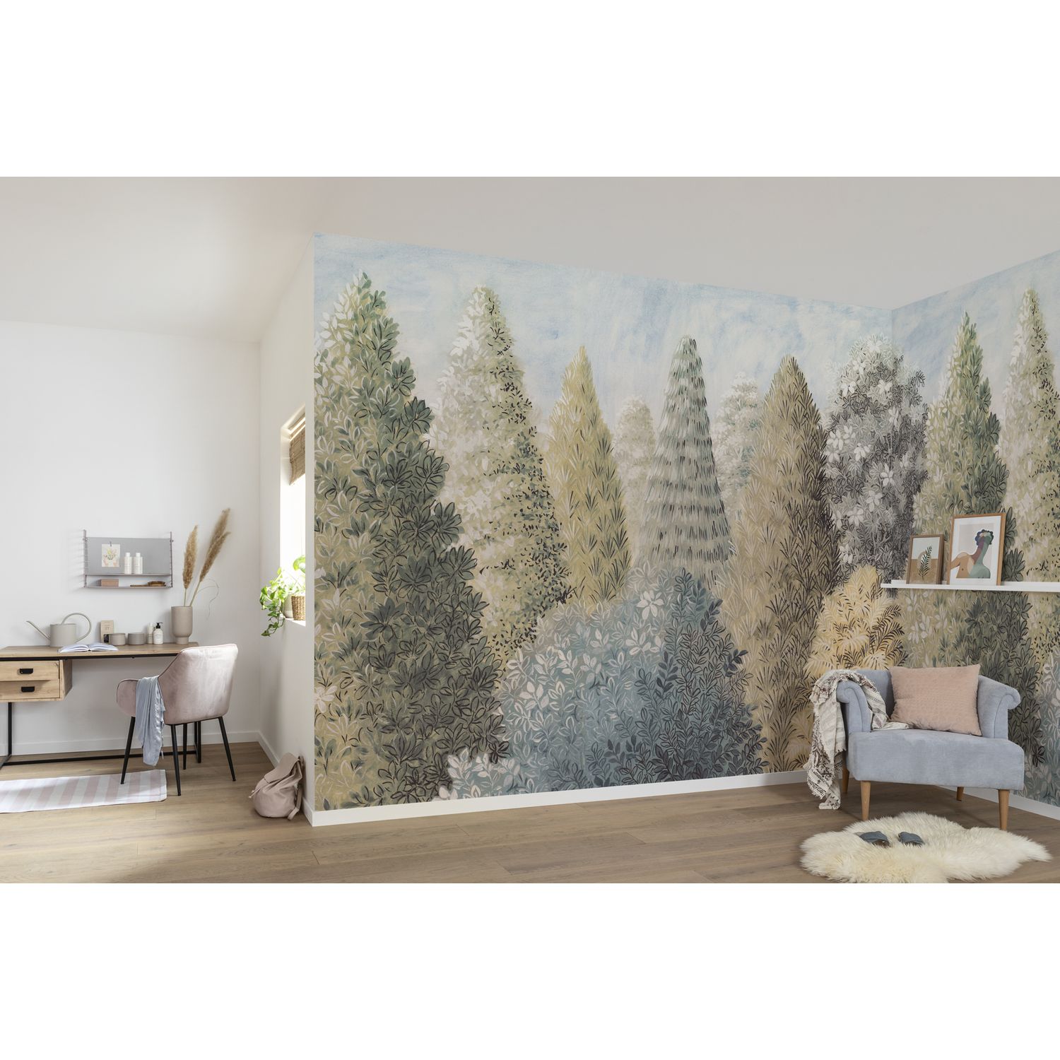Komar Fotobehang Painted Woods