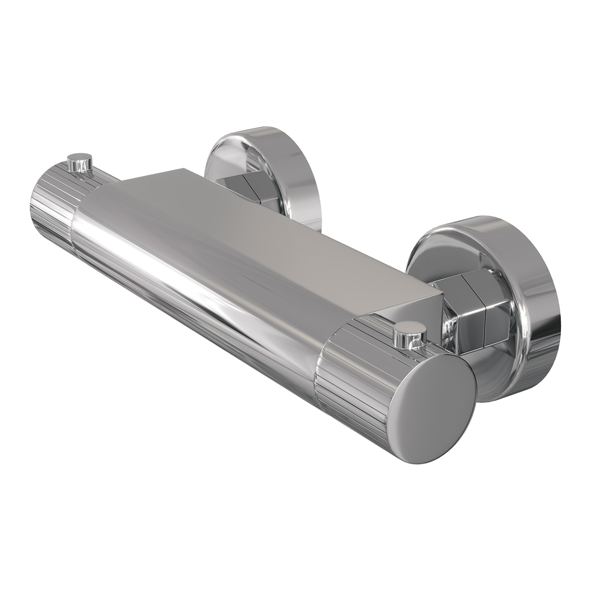 Brauer Stripe thermostatische douchekraan chroom