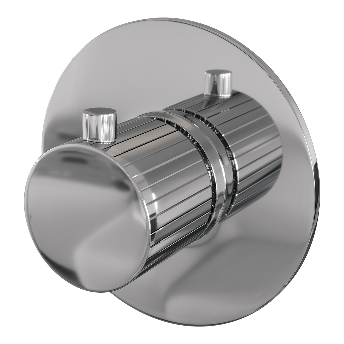 Brauer Stripe inbouwthermostaat chroom