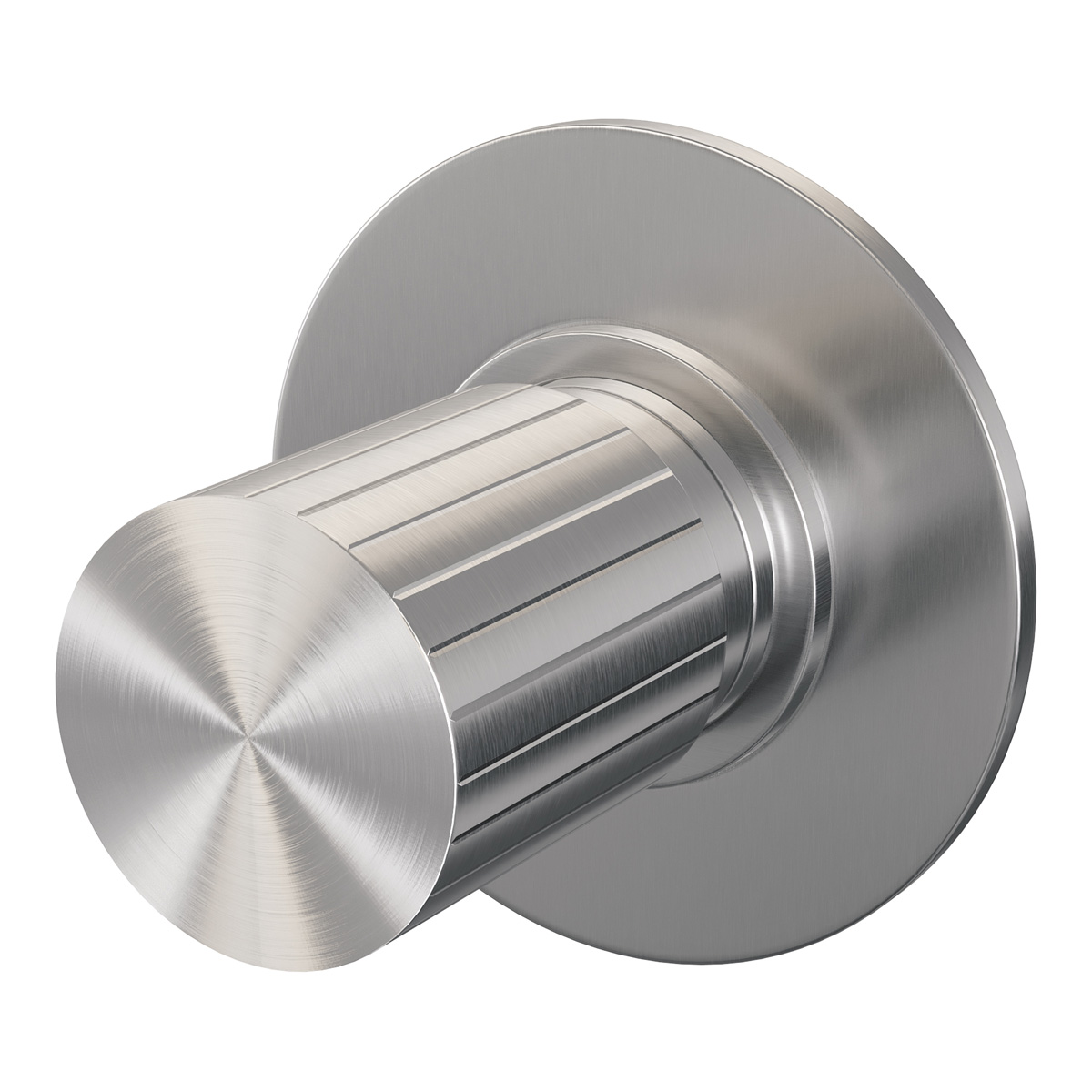 Brauer Stripe inbouw stopkraan RVS geborsteld PVD