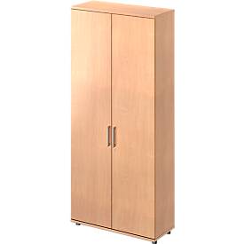 Schäfer Shop Genius TETRIS WOOD draaideurkast, 6 OH, hoogte incl. glijders, B 1000 mm, beuken decor