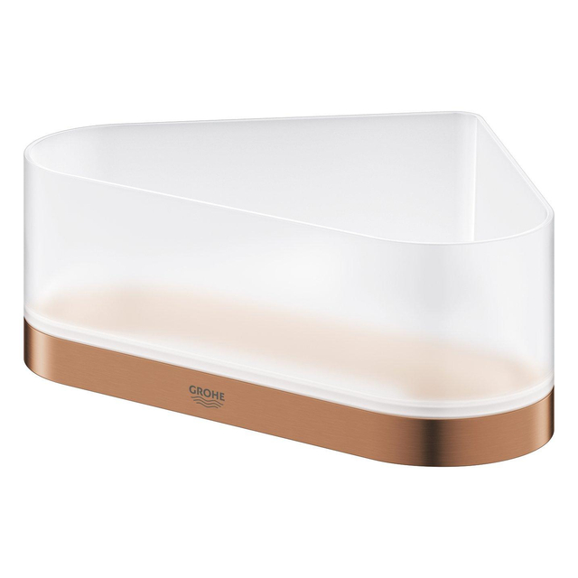 Grohe Selection Douchetray - 17x17x20x8.5cm - hoekmodel - wandmontage - brushed warm sunset 41038dl0