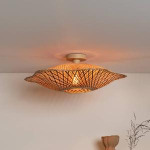 GOOD & MOJO Deckenleuchte Madura, &Oslash; 60 cm, braun, Bambus E27