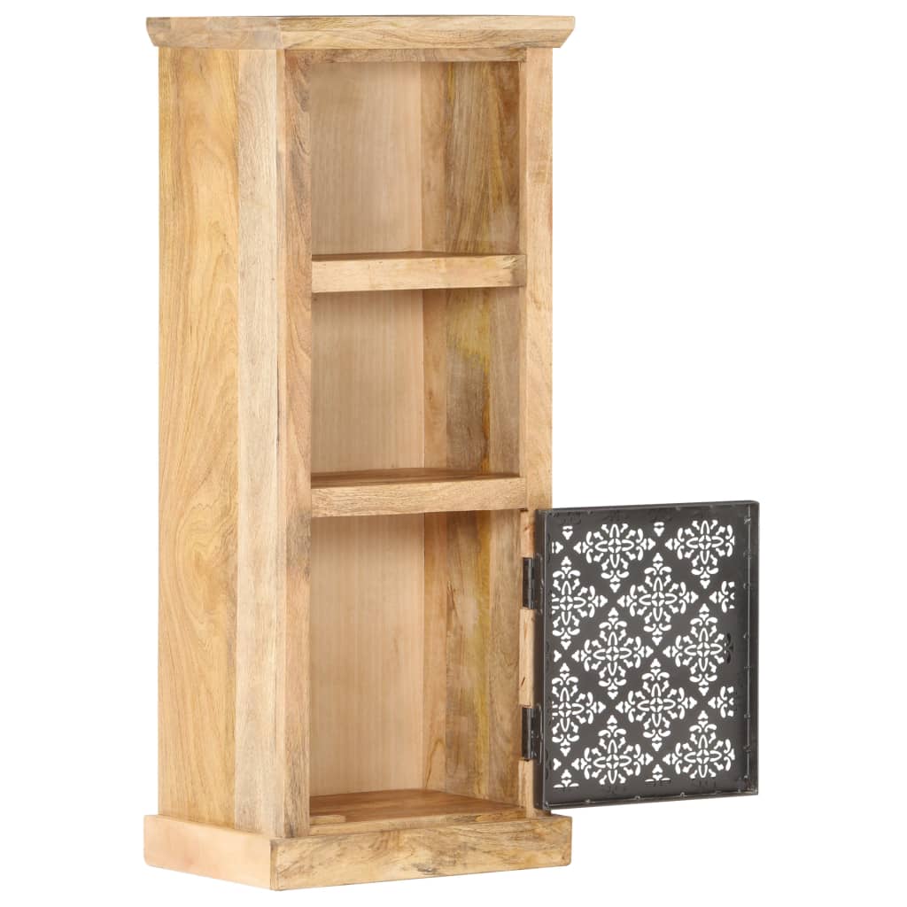 vidaXL Hoge kast met deur 45x32x110 cm massief mangohout