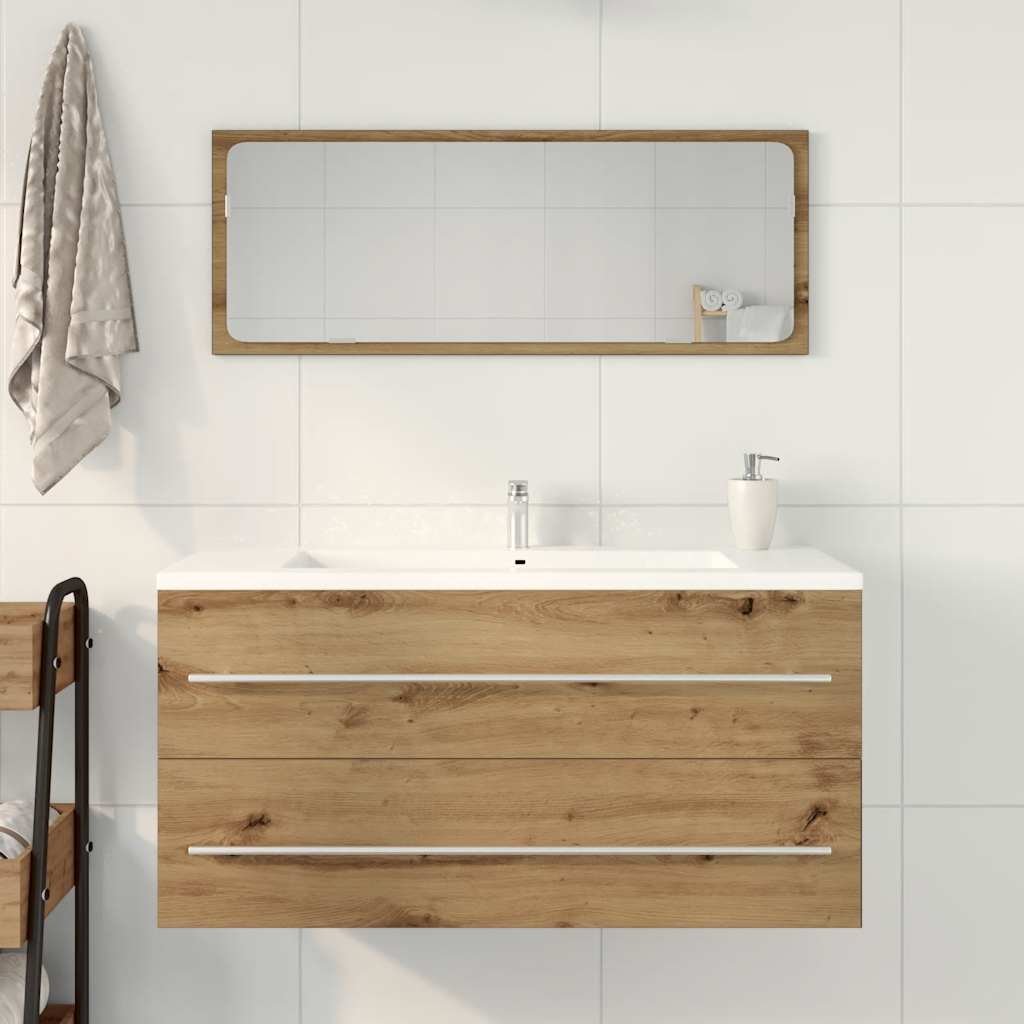 vidaXL Badkamer wastafelkast Artisan Oak 100x38,5x48 cm Engineered Wood