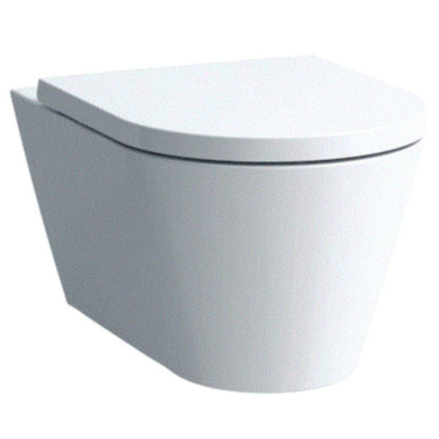 Laufen Kartell by  wandcloset 37x54.5x35.5cm diepspoel rimless keramiek mat wit mat h8203377570001