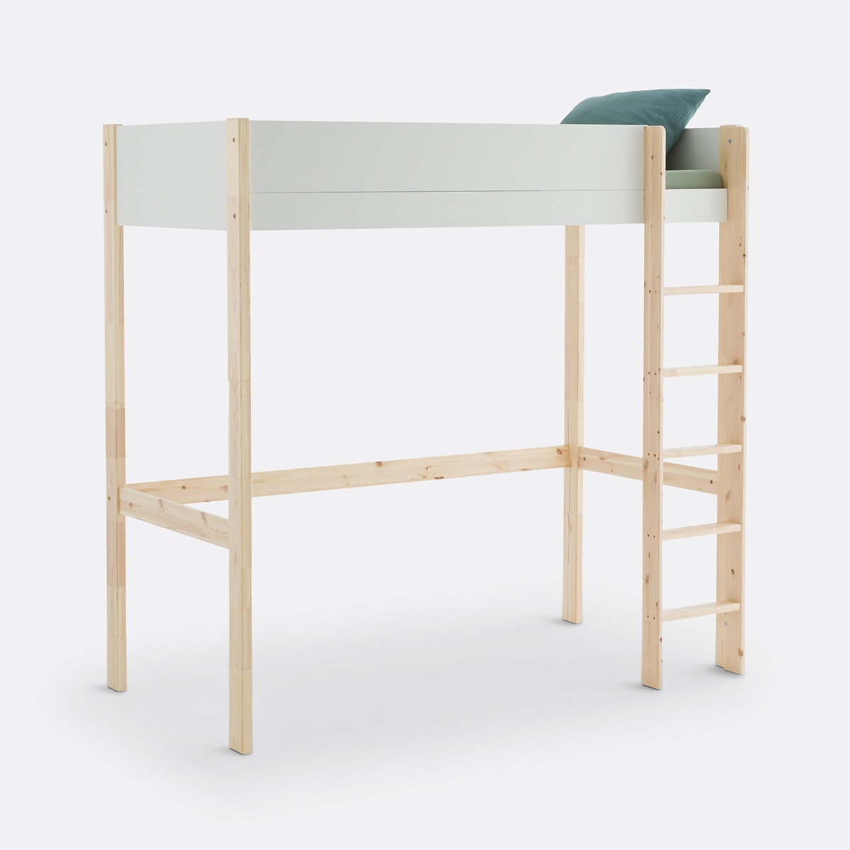 LA REDOUTE INTERIEURS Mezzanine bed, 1-persoons, massief dennenhout, Meeting