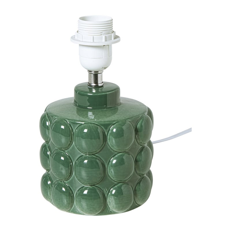 Xenos Lampvoet bollen - groen - ø13x22 cm