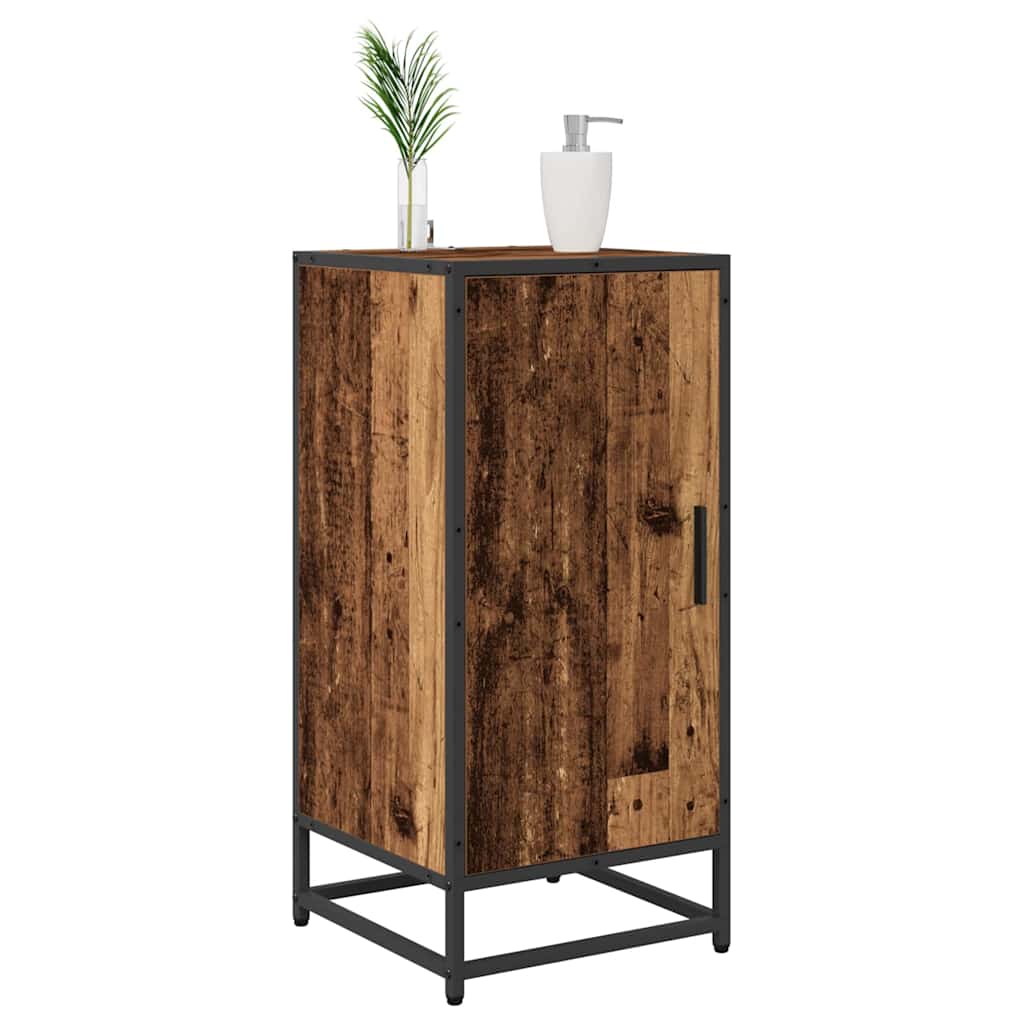 vidaXL Dressoir Oud hout 35 x 35,5 x 76 cm Bewerkt hout