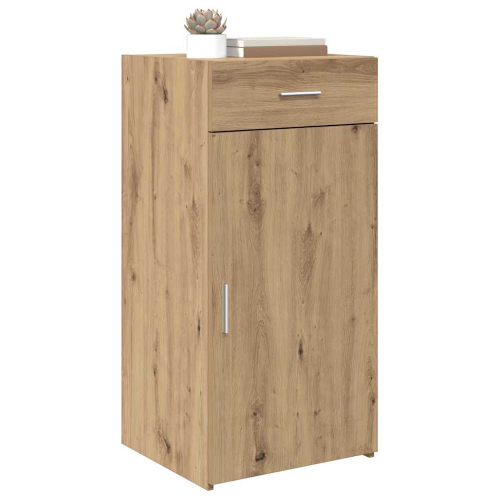 vidaXL Dressoir artisanaal eikenkleurig 42,5 x 40 x 93 cm Bewerkt hout