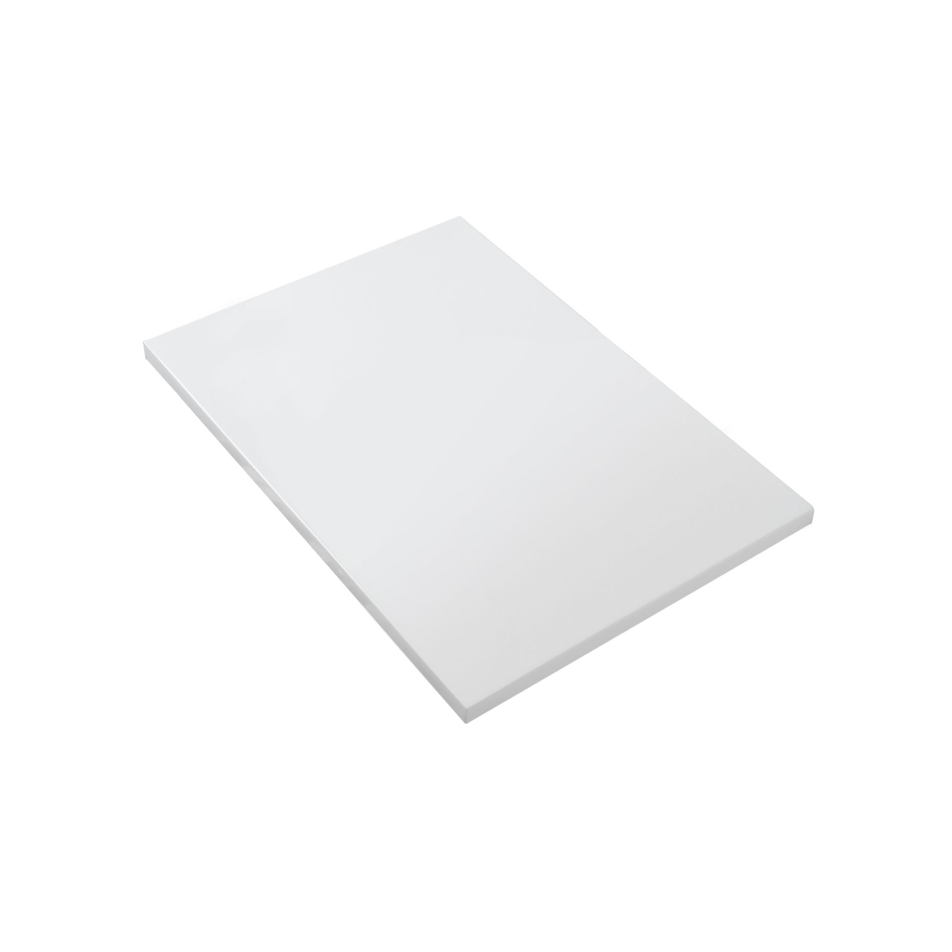 Boss & Wessing Topblad T.B.V Wastafelonderkast BWS Wanda Zonder Afvoergat 80x1,2x52,5 cm Mat Wit