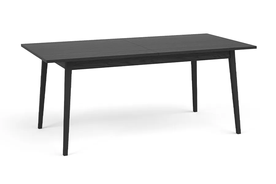 WOONENZO Uitschuifbare eettafel Mondi - graphite