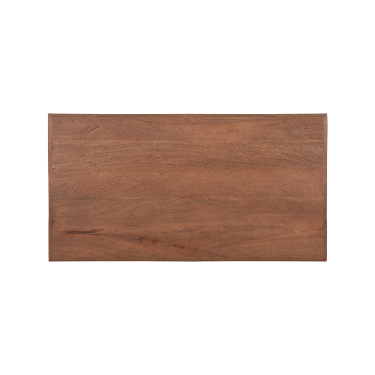 Het Steigerhouthuis LABEL51 Eetkamertafel Tafelblad Straight Edge - Espresso - Mangohout - 120 cm Straight