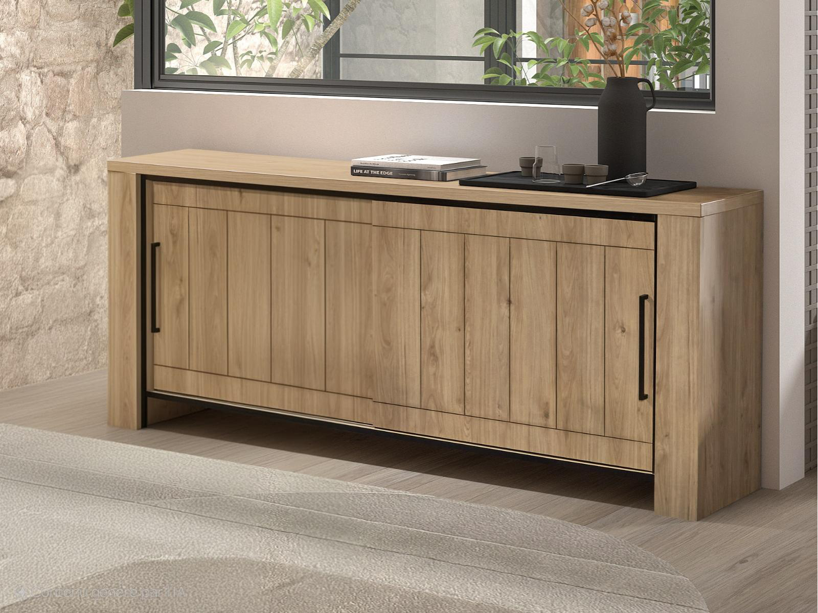 Mobistoxx Dressoir URGOT 2 schuifdeuren castle eik