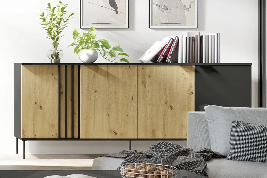 WOONENZO Dressoir Rimini