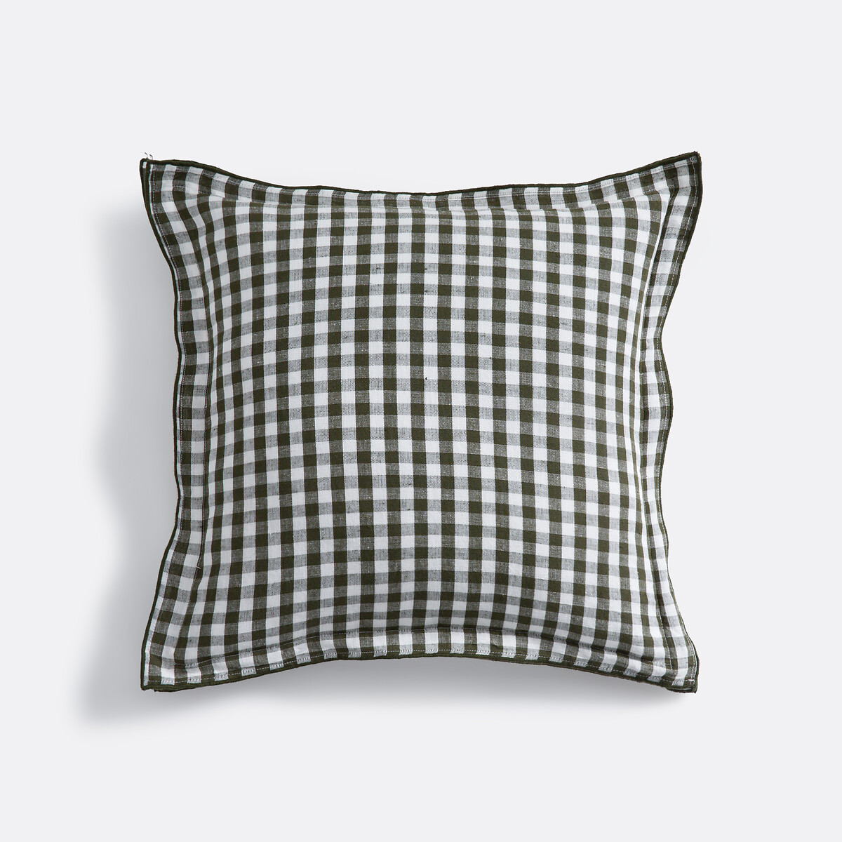 LA REDOUTE INTERIEURS Gingham katoen/linnen kussenhoes, Cottage
