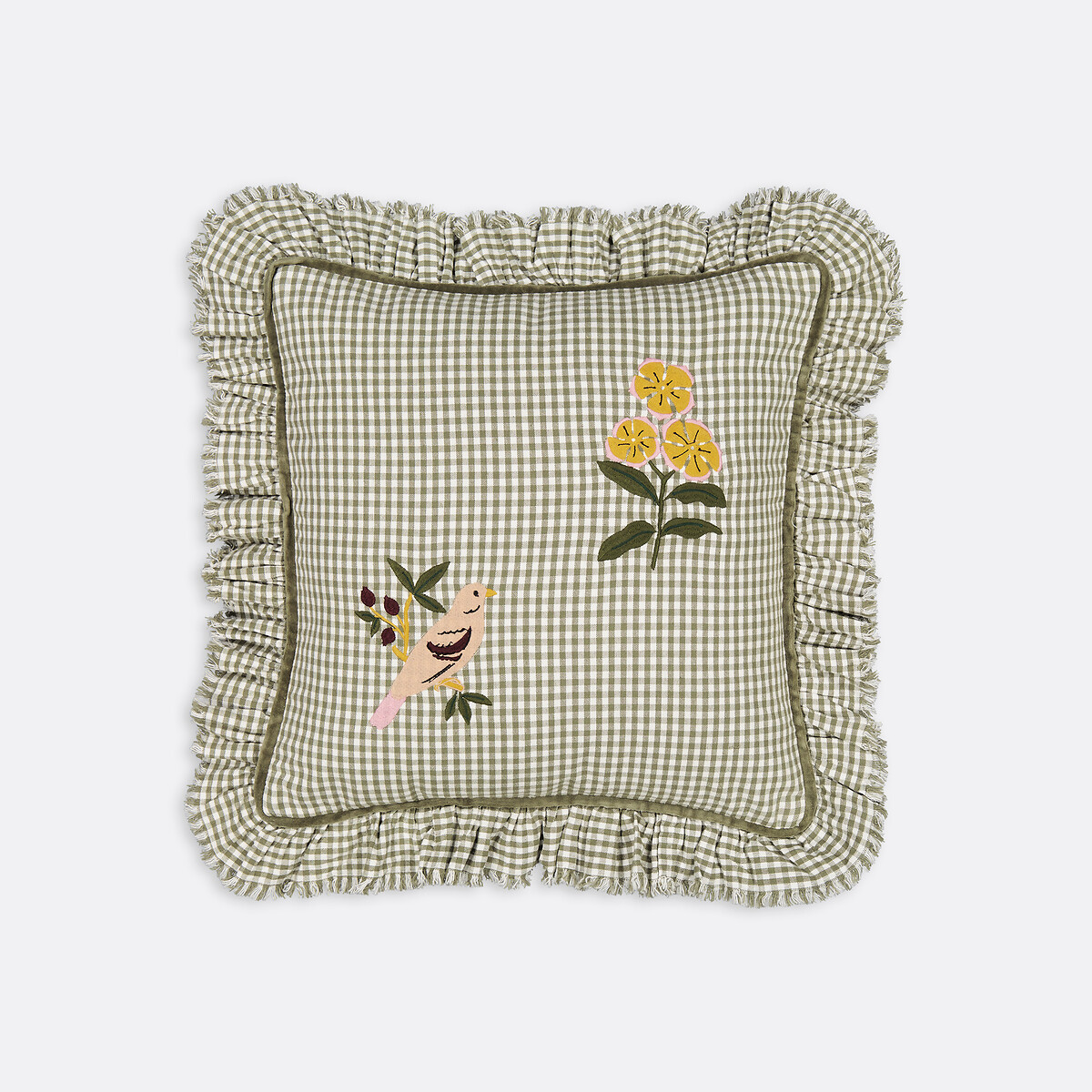 LA REDOUTE INTERIEURS Kussenhoes 45x45 cm, katoen, Evie