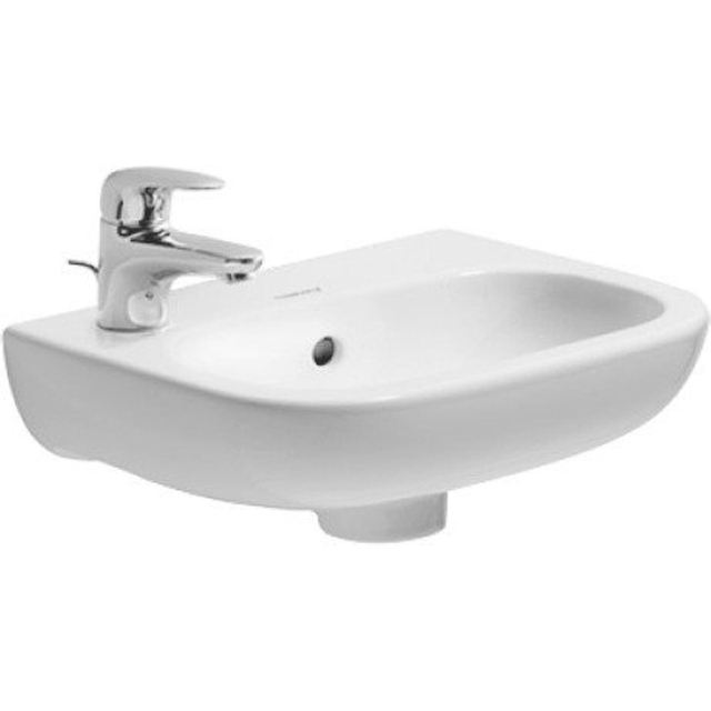 Duravit D Code fontein met kraangat links 36x27cm wit 07053600092