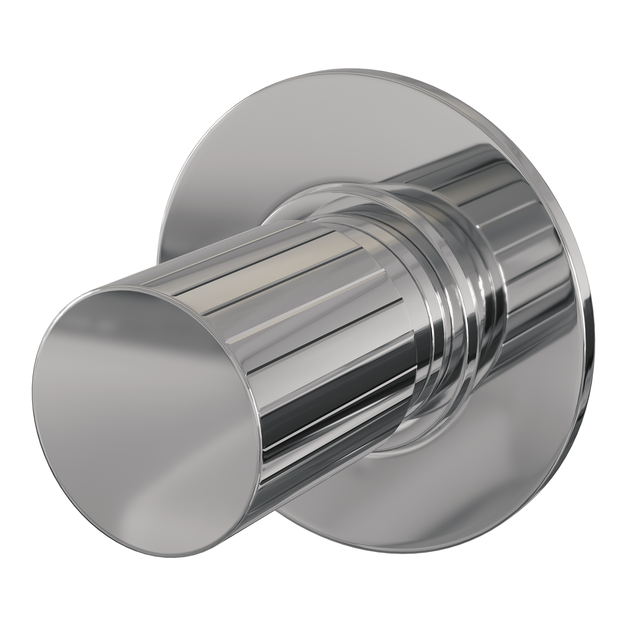 Brauer Stripe losse inbouw stopkraan met in- en afbouwdelen chroom