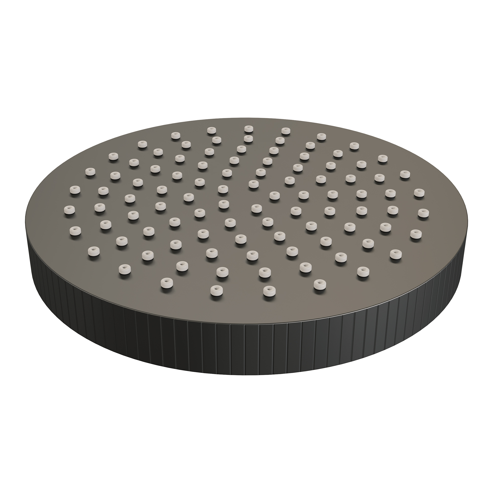Brauer Stripe regendouchekop Diameter 25 cm mat zwart