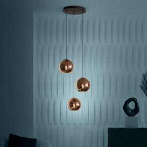 EGLO Stars Of Light H&auml;ngelampe Cordoba, 3-fl. rund, kupfer