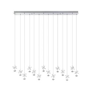 EGLO Stars Of Light LED-H&auml;ngelampe Pianopoli chrom, L. 140cm