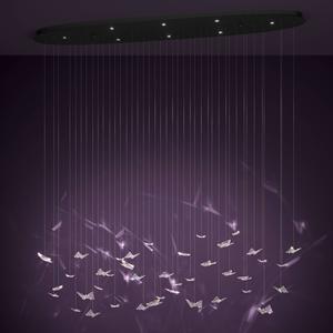 EGLO Stars Of Light LED-H&auml;ngeleuchte Adrados, oval, 8-fl.