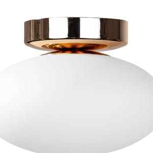 Domiluce Deckenlampe Ufo, gold/wei&szlig;, &Oslash; 18 cm, Glas, G9