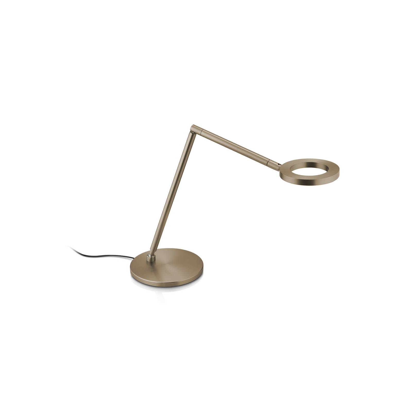 Knapstein LED tafellamp Tessa-T, brons effect, CCT gesture control