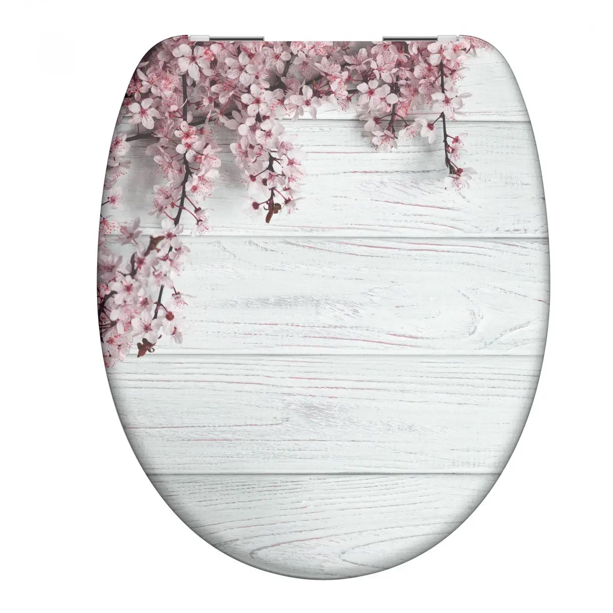 Schütte Duroplast WC-bril FLOWERS&WOOD met softclose– Duurzaam