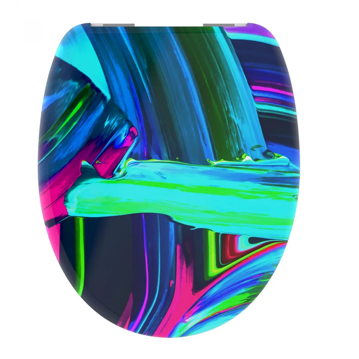 Schütte Duroplast WC-Bril NEON PAINT met Softclose – Stijlvol, duurzaam