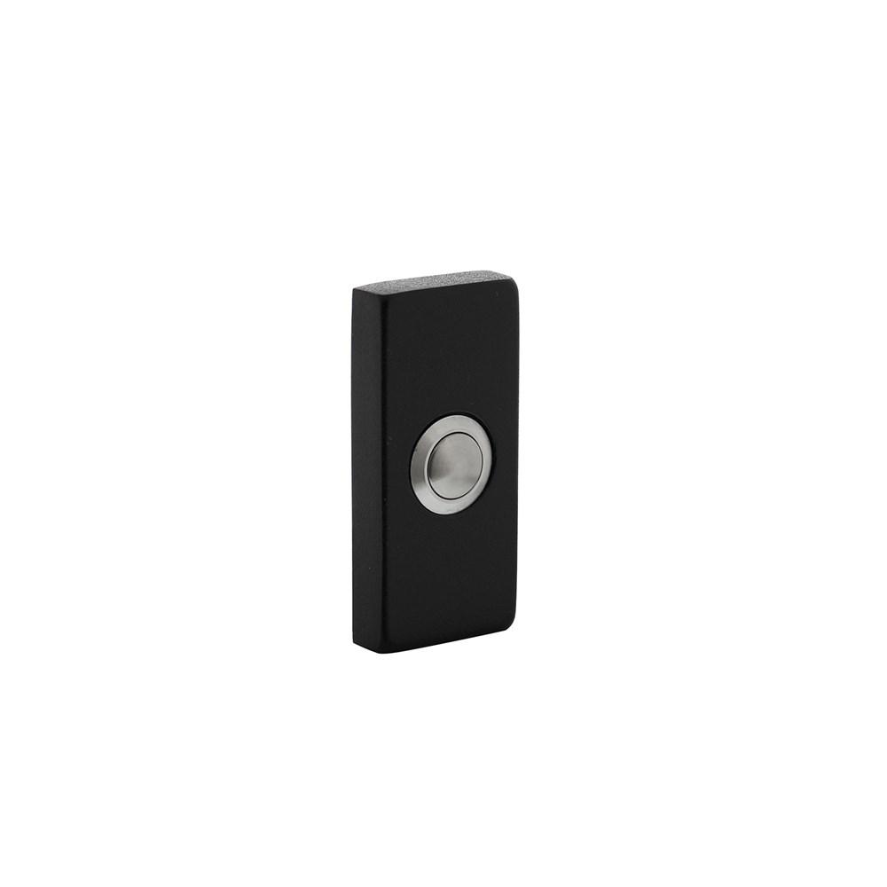 Intersteel Beldrukker rechthoekig verdekt 65x30x10mm rvs zwart