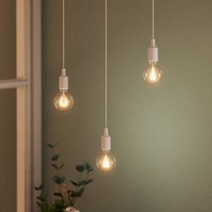 OSRAM H&auml;ngelampe VINTAGE 1906 BELL, wei&szlig;, Kunststoff, &Oslash; 9 cm