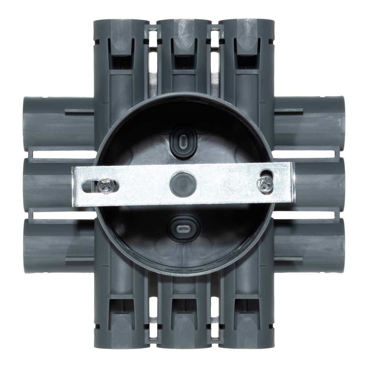 Opbouw plafondspot dimbaar 230 volt 7 watt - 1130 lumen - nikkel - 2700k