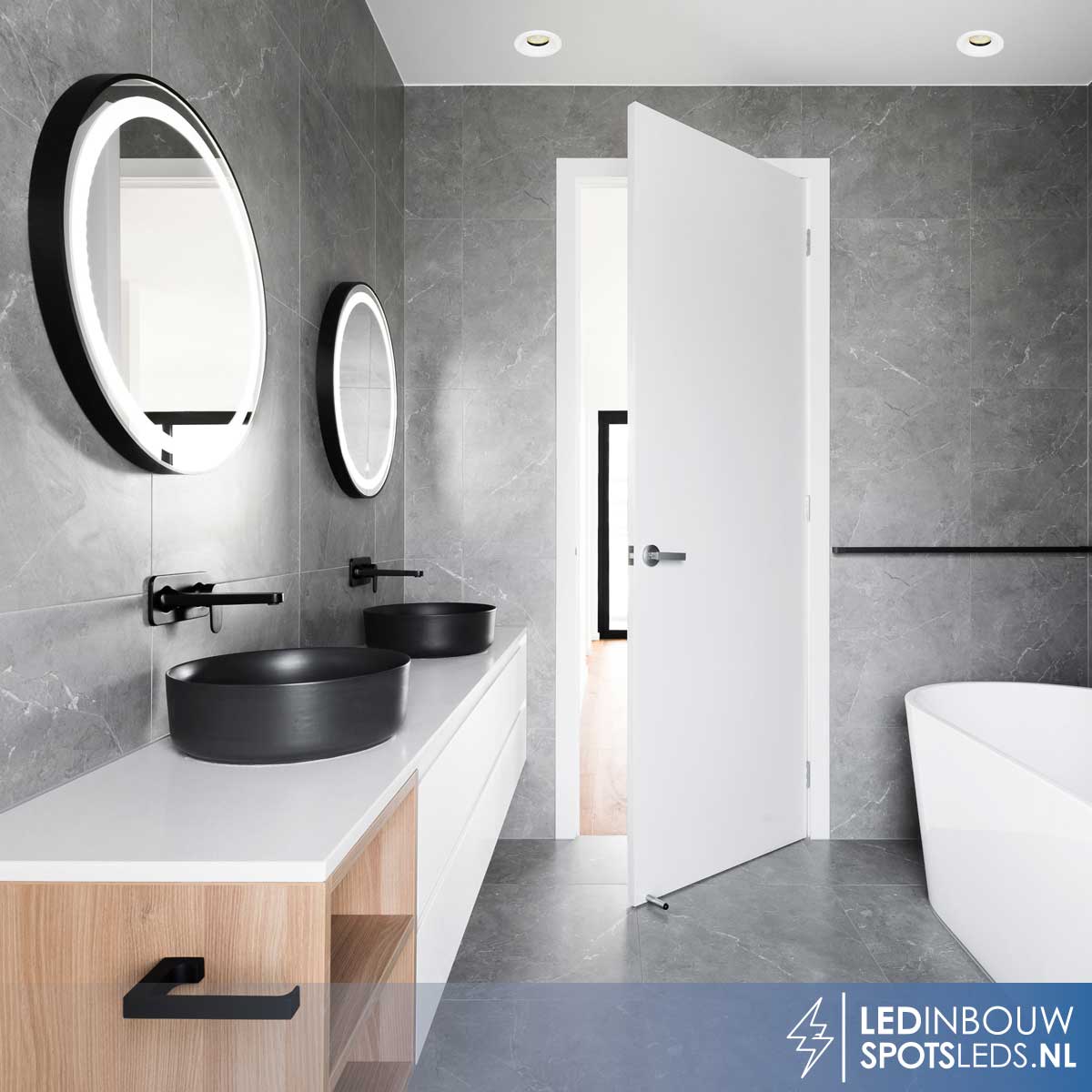 Inbouw spot Lais - met gu10 Philips Hue white&ambiance - wit