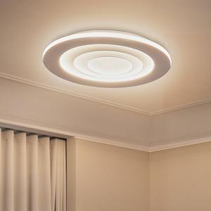 OSRAM LED-Deckenlampe ORBIS SPIRAL ROUND, &Oslash; 69 cm, wei&szlig; 63 W