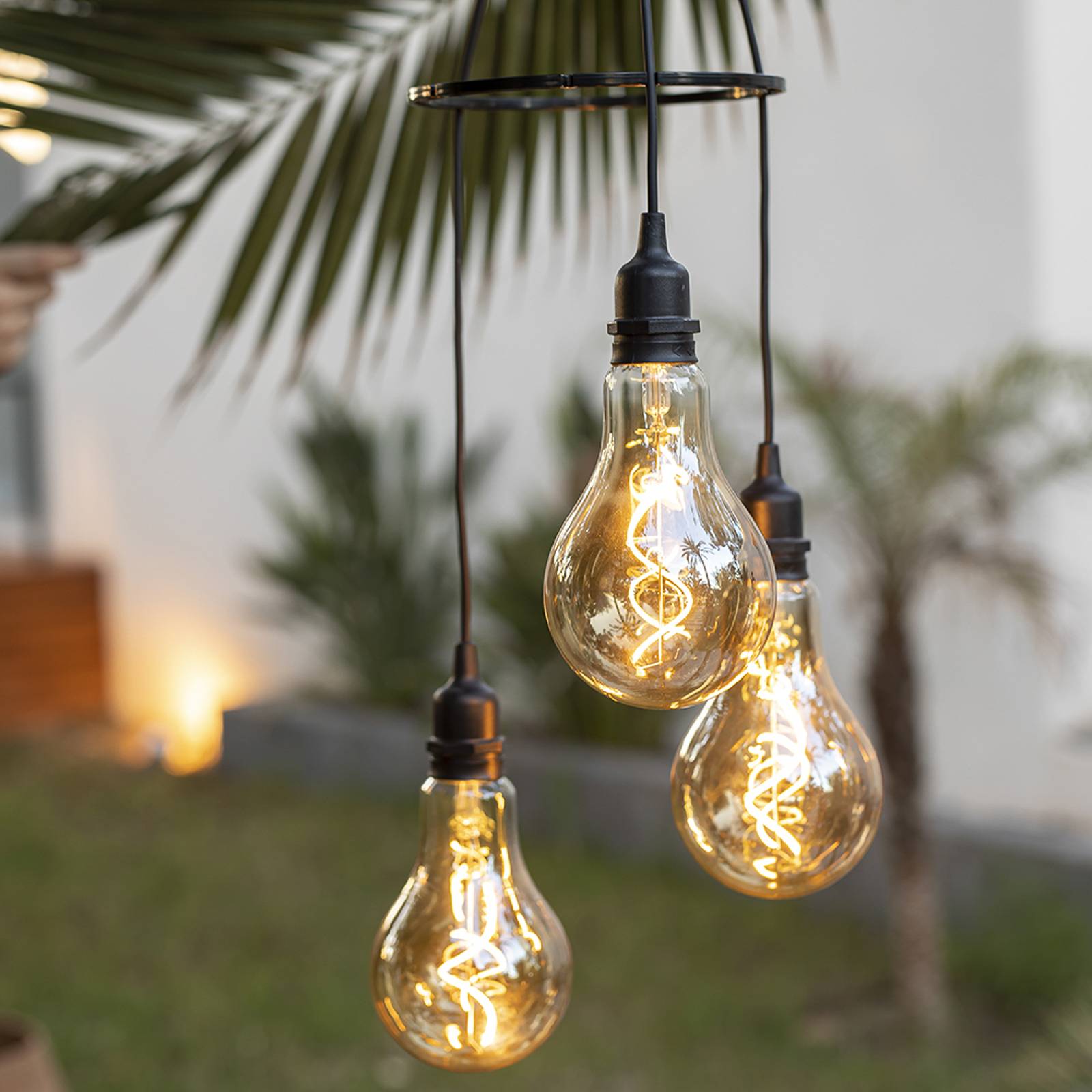Newgarden Chiara LED solarhanglamp, 3-lamps