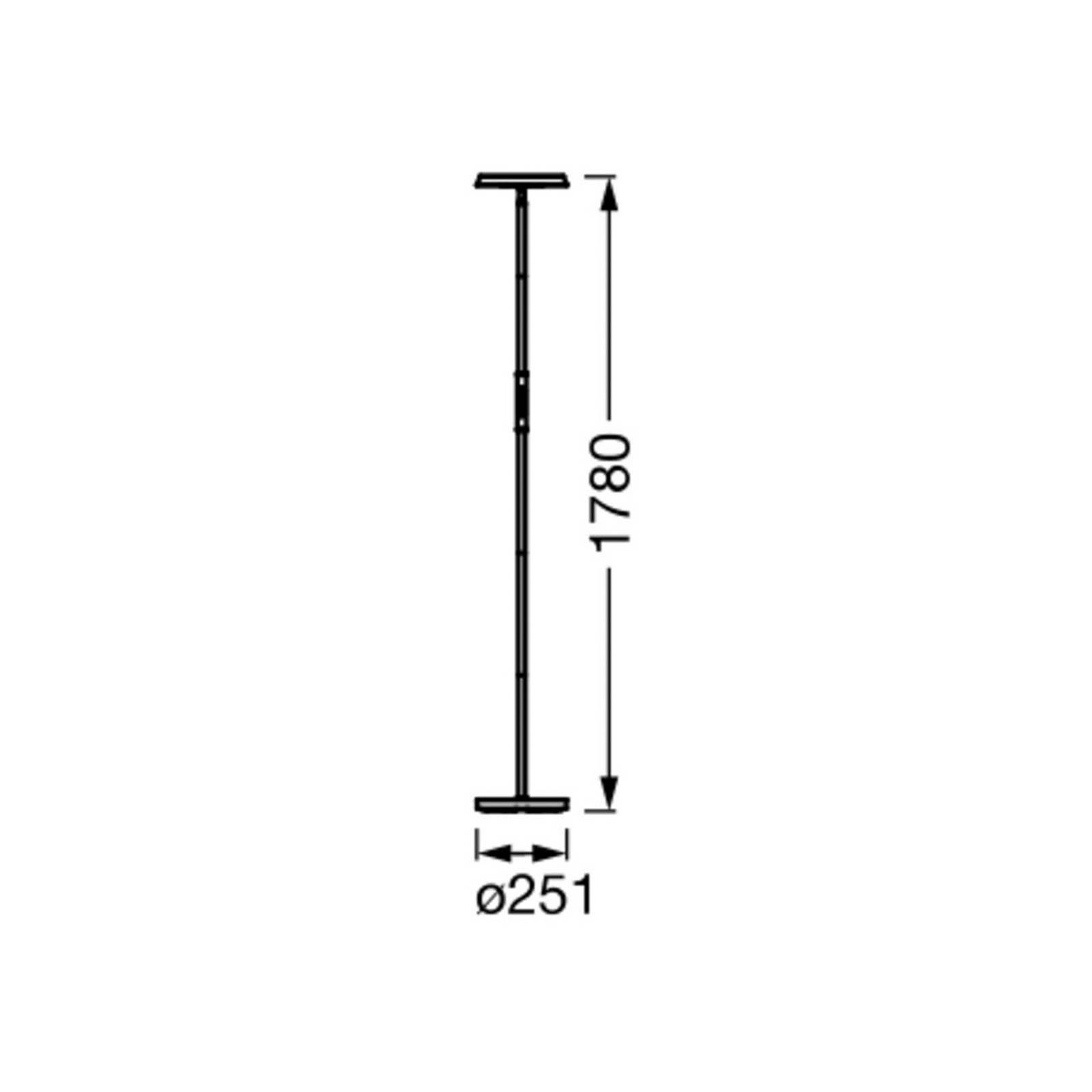 Osram SMART+ WiFi LED vloerlamp, zwart, up/down, RGB CCT