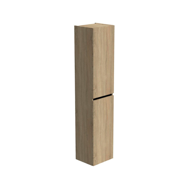 Thebalux hoge kast 165x35x29 2x dichte deur 1x greeplijst mat zwart rechts draaiend t.b.v. Type 1/3/5/9 7TY35076CB
