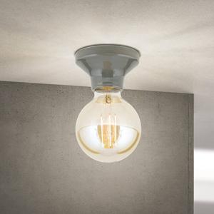 Orion Deckenleuchte Frost, grau, Keramik, E27