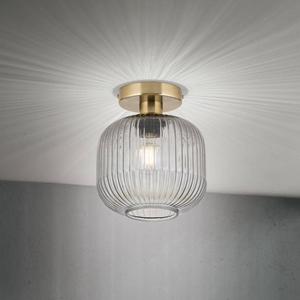 Orion Deckenleuchte Carneval, rauchgrau, &Oslash; 20 cm, Glas, E27