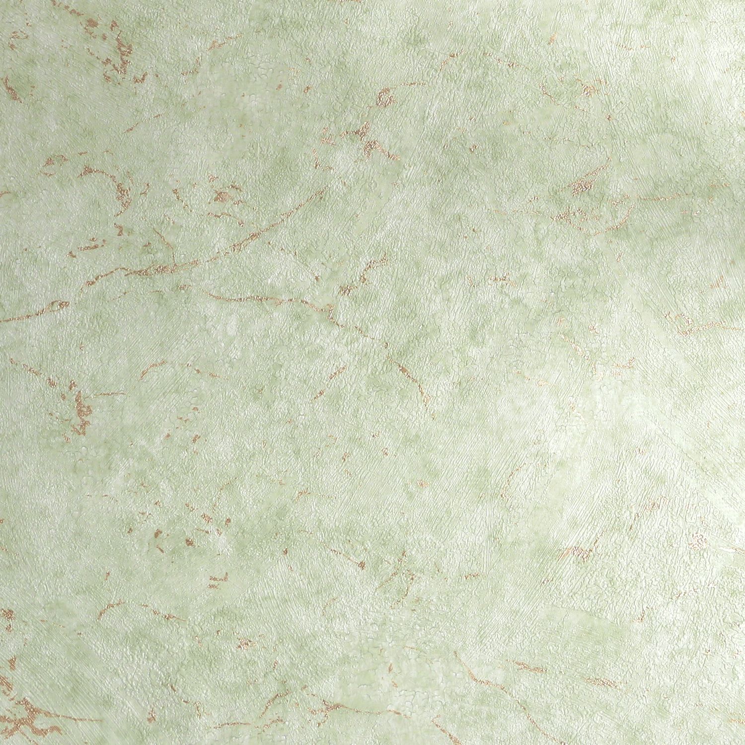 Easy Décor Vliesbehang Pleister Verguld - Groen - Goud - 10,05m X 104cm